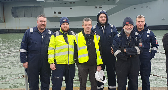 Hythe Marine team